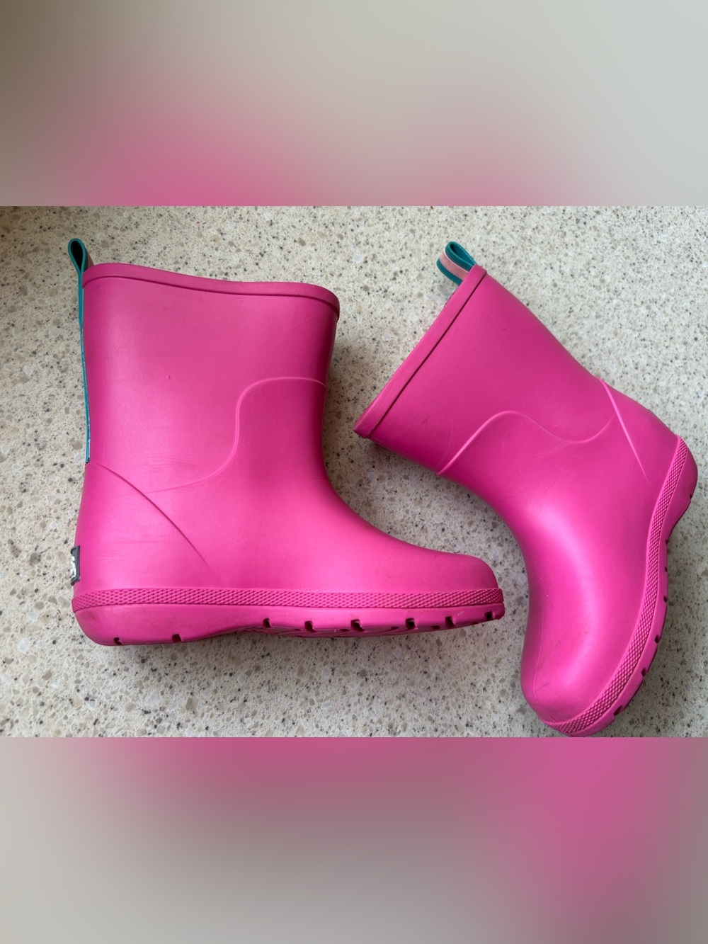 Totes Kids Boots Pink Everywhere Charley Rainboots - Little Kid Girls Size 11-12